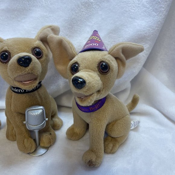 Taco Bell trio bundle Yo Quiero Taco Bell chihuahuas - Picture 4 of 12